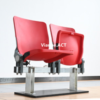 Sièges de stade pliables en plastique VIP moulés par injection PP, montés sur poutre, ZS-QF01-L
