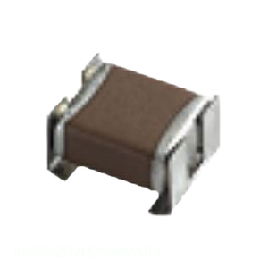 Condensateur céramique MLCC à montage en surface SMD J-Lead 0,56 µF 630V X7T KR355QD7LQ564KV01K - Product Image 1