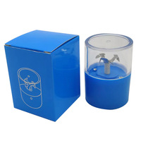Vente en gros accessoire de fumeur multicolore Moulin à tabac électrique en plastique 2 parties 50mm Moulin à herbes en métal extra large