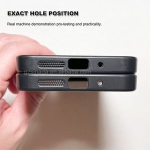Nueva llegada a prueba de golpes impresión completa negro en blanco sublimación 2d fundas de teléfono para <span class=keywords><strong>Redmi</strong></span> 15 5G - Product Image 6