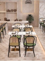 Table en pierre Terrazz Tables et chaises de restaurant, meubles de restaurant, meubles de magasin de café, chaise de dîner