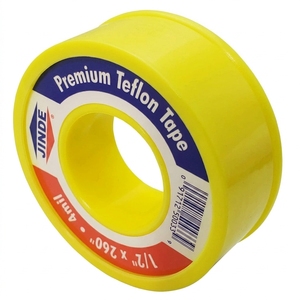 <span class=keywords><strong>Ruban</strong></span> <span class=keywords><strong>Teflon</strong></span> DINDE pour <span class=keywords><strong>gaz</strong></span>, <span class=keywords><strong>ruban</strong></span> de filetage de tuyaux de qualité supérieure, 1/2 pouce x 260 pouces x 4 mil, jaune - Product Image 1
