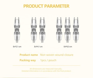 Dispositif de Fermeture de Plaies à Fermeture Éclair Sans Douleur pour Urgences, Vente en Gros Usine, Pansement à Fermeture Éclair Désinfectant pour Fermetures de Plaies - Product Image 2