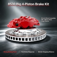 Kit d'étriers de frein modifiés à 4 pistons High Brake 4Piston 8530 pour Audi A6 A3 / A3L 8V 8Y A4 / A4L B8 B9 A5 TT MK2 MK3