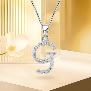 Dainty Jewelry <span class=keywords><strong>Pendentif</strong></span> Initial <span class=keywords><strong>L</strong></span> en argent sterling 925 avec lettre <span class=keywords><strong>L</strong></span> Moissanite certifiée GRA Cadeau personnalisé pour elle - Product Image 6