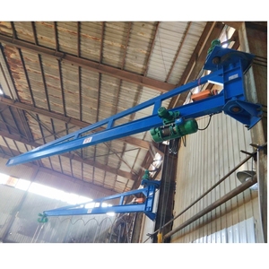 Grúas de pluma de Servicio Ligero personalizadas, brazo oscilante de rotación, grúa de pluma montada en la pared con componentes de cojinete de motor de núcleo de polipasto eléctrico - Product Image 6