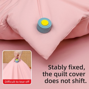 Support OEM Non-slip Round <b>Quilt</b> Cover Holder <b>Quilt</b> Fixing <b>Clip</b> Blanket Buckle Suitable for Bed Sheets Duvet <b>Quilt</b> Holders - Product Image 3