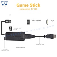 Consola de Juegos Retro M8 4K HD TV Game Stick 64G con 20000 Juegos Integrados, Control Inalámbrico de 2.4GHz, Consola de Juegos