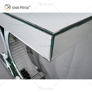 Elegant WXF-547 <strong>Silver</strong> Mirrored <strong>Console</strong> <strong>Table</strong> Modern Luxury Furniture for Living Room and Hotel Decoration Wholesale Offered - Product Image 5