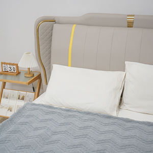 Couverture en molleton pour canapé-Couverture légère à motif jacquard élégant en molleton de flanelle super doux pour toutes les saisons - Product Image 2