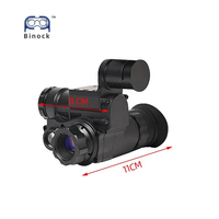 BINOCK NVG10 Lunettes de vision nocturne imperméables pour casque, vision nocturne numérique infrarouge, monoculaire pour la chasse avec WIFI