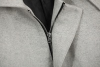 Blouson Bomber Homme Style Old Money en Mélange de Laine, Col Montant, Coupe Droite, Fermeture Éclair, Ourlet Ceinturé Vintage, Vêtement d'Extérieur Chaud pour l'Hiver