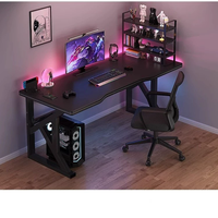 Ensemble de chaise de bureau d'ordinateur moderne simple table d'écriture extensible en mdf pour l'école et l'hôtel