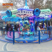 Carrousel à chevaux personnalisé de 16 places pour enfants, mini manège, attraction, carrousel, tiovivo, en provenance de Chine