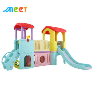 MT-MHT001 Toboggan multifonctionnel pour enfants avec panier de basket et fonctions d'escalade - Product Image 2
