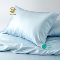 19 22 25 Momme 100% 6A Taies d'oreiller en soie véritable Taies d'oreiller en soie pure Taie d'oreiller en soie 22 Momme Fermeture à glissière avec boîte personnalisée
