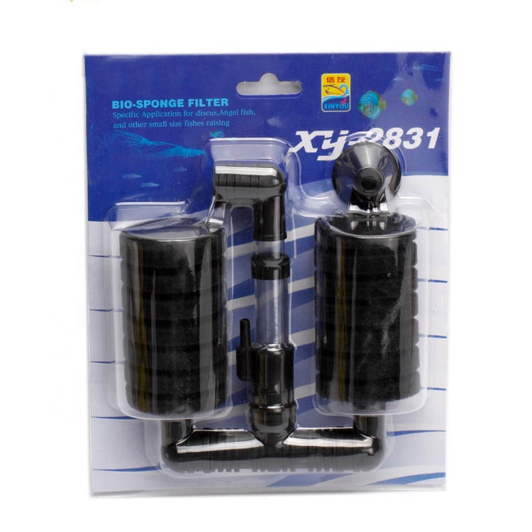 Xinyou Aquarium Bio Sponge Filter - Ideal for 10-Gallon Tanks