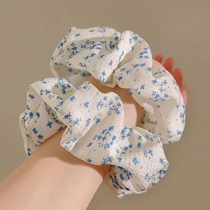 Coleteros Elásticos de Tela con Flores Pequeñas Estilo Coreano, Unisex, para Mujeres y Niñas, Precio Económico, Alta Calidad - Product Image 4