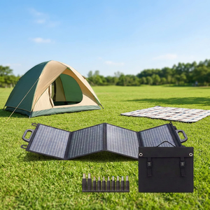 แผงโซลาร์เซลล์แบบพับได้ 40W น้ำหนักเบา, เครื่องชาร์จพลังงานแสงอาทิตย์แบบพกพาที่ทนทานสำหรับการจ่ายไฟนอกสถานที่แบบออฟกริด - Product Image 1