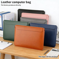 Étui pour ordinateur portable Apple MacBook Pro 14 pouces/13,3 pouces en similicuir PU, style horizontal