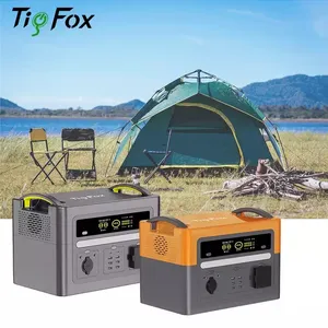 Tig Fox Outdoor 1000W 2500W Portable Power Station Home Solar Power Generator Factory Price Solar Energy Storage Power Supply