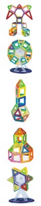 <span class=keywords><strong>58</strong></span> <span class=keywords><strong>Pcs</strong></span> Các Nhà Sản Xuất Thay Đổi Nam Châm Từ Gạch Nam Châm Xây Dựng Khối Cho Mầm Non Trẻ - Product Image 5
