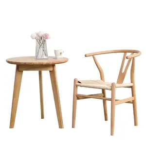 عالية الجودة اللون المتاحة اليد-المنسوجة عظم الترقوة كرسي مصنع توريد خشب أسود الطعام غرفة Y كرسي