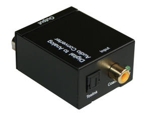 플라스틱 홈 시네마용 디지털-아날로그 오디오 변환기 DAC 디지털 SPDIF 광학-L/R RCA 변환기 - Product Image 5