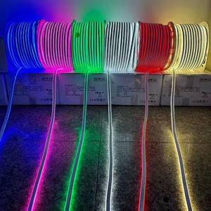 Tira de Luz LED de Neón Flexible de Silicona de 12V 24V, Impermeable, para Interiores y Exteriores, Decoración del Hogar - Product Image 1