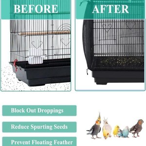 Best-Selling Indoor/Outdoor Large Birdcage Encrypted Mesh Cover Home <b>Breeding</b> Splashproof Bird Supplies - Product Image 3