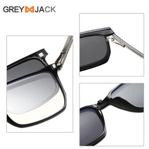 Gafas de Sol Grises Jack con Marco de Metal TR90, Polarizadas UV400, Ligeras, Unisex, Azules, Deportivas, con Bisagras de Resorte - Product Image 4