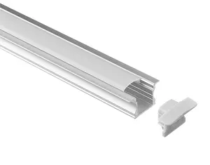 Profilé en aluminium personnalisé Glite GL-1201 pour éclairage linéaire LED Profilé en alliage carré 6063