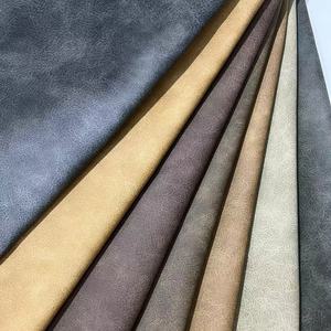 PA2676 Crazy <strong>Horse</strong> PU Synthetic Leather Eco-Friendly Waterproof Stretch <strong>Fabric</strong> for Sofa Furniture Bag Garments Golf <strong>Upholstery</strong> - Product Image 1