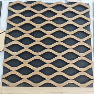 Paneles Acústicos de Madera de Alta Calidad para Hoteles Modernos, con <span class=keywords><strong>Aislamiento</strong></span> Acústico y Chapa de Madera Sintética - Product Image 3