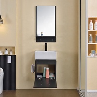 Meuble de rangement moderne étanche avec tiroirs, en MDF, pour salle de bain, lavabo et toilettes