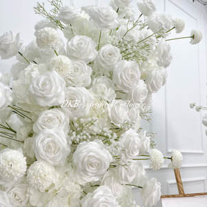 عرس الديكور زهرة أو القرن الحرير خلفية الزفاف الاصطناعي قوس - Product Image 5