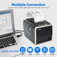 Impresora de Etiquetas Térmicas sin Revestimiento con Garantía de Dos Años, Impresora de Recibos Térmica de 80 mm, Compatible con Windows/Android/IOS/Linux