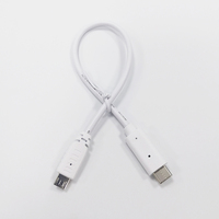 Câble de données court vers Usb, Micro Usb, Type C, OTG