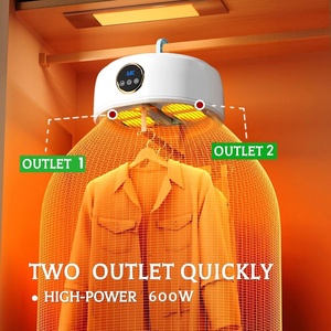 Séchoir à <span class=keywords><strong>linge</strong></span> électrique pliable avec lumière UV, machine de séchage suspendue portable pour la maison et l'usage familial - Product Image 2