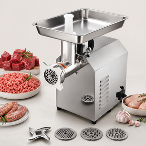 Machine à hacher la viande industrielle électrique Chicago pour porc, carotte et chèvre - Product Image 1