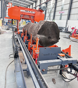 Scierie hydraulique diesel ou électrique, scierie portative d'occasion, scie à ruban portative - Product Image 1