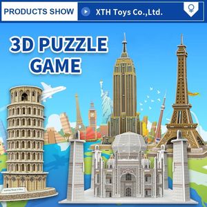 Jouets éducatifs en papier 3D de la marque Xth, best-sellers, représentant des architecture et monuments mondiaux célèbres, pour tous les âges, Guangdong - Product Image 2