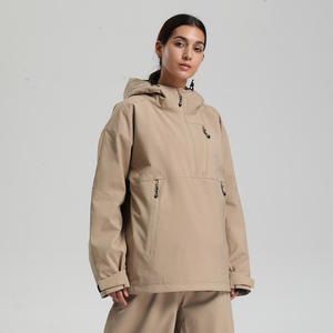 Ropa de esquí profesional para <span class=keywords><strong>mujer</strong></span> Top New American a prueba de viento impermeable transpirable pulóver para snowboard ropa de trabajo de invierno suelta - Product Image 4