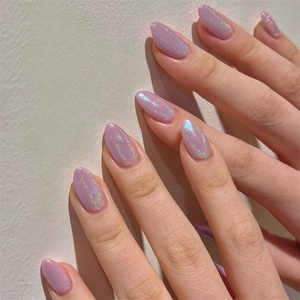Instant Salon Mani Soak Off Gel American Capsule Half False <span class=keywords><strong>Nail</strong></span> Art artificiale Long <span class=keywords><strong>Tips</strong></span> Coffin