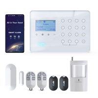 Système d'alarme HEYI GSM, identification de Contact, protocole ADEMCO, wi-fi, LTE, système de sécurité 32 sans fil, 4 zones filaires, alerte de panique 4G 2G, meilleures ventes