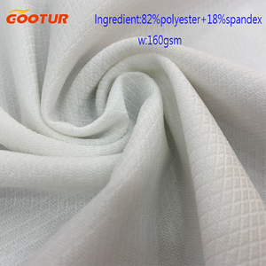 Tissu tricoté en maille à écailles de poisson personnalisé, 82% polyester, 18% élasthanne, 160 g/m², pour la fabrication de vêtements de cyclisme et de sport - Product Image 4