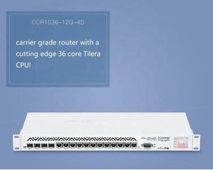 เราเตอร์ระดับองค์กร CCR1036-12G-4S พร้อม CPU Tiler Tile-GX16 แรม 4GB ไฟร์วอลล์ QoS รองรับการใช้งาน FTTX - Product Image 3