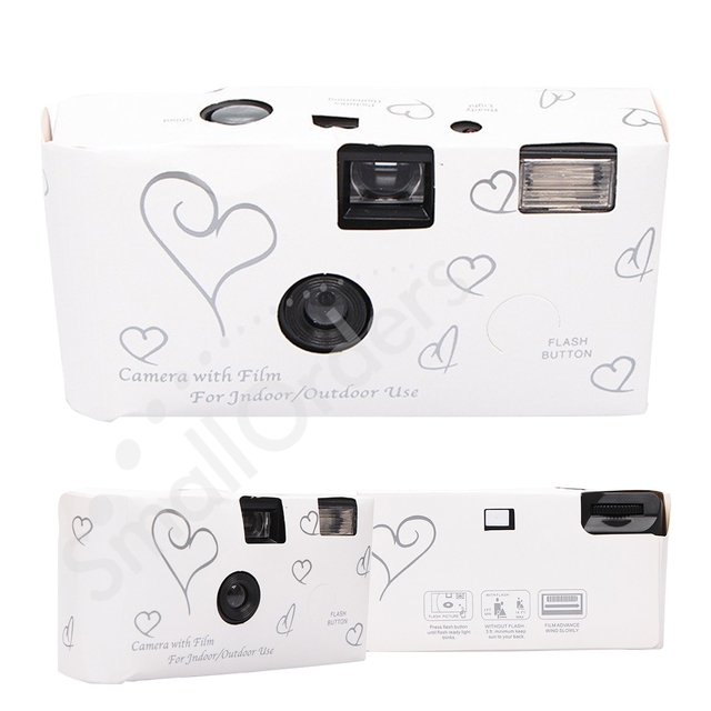 Custom Other Promotional Party Supplies 35mm Film Disposable Camera with Flash Digital Cartoon logo Single Use Camera Gift Items