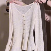 Style coréen décontracté début automne tenue ensemble Unique paresseux Vibe OOTD nouveauté mince Vintage pull pantalon femmes deux pièces