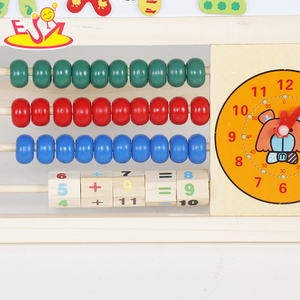 <span class=keywords><strong>2</strong></span>-in-1 houten dubbelzijdige ezelset met alfabetmagneten, rekenbord en schrijf-activiteiten - leer- en kunstactiviteitenstation voor kinderen W12B321 - Product Image 3